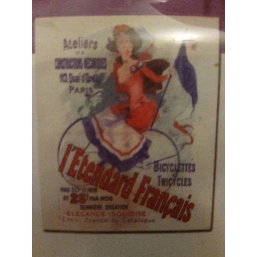 25 piece stationery set based on 1891 artwork by Jules Cheret